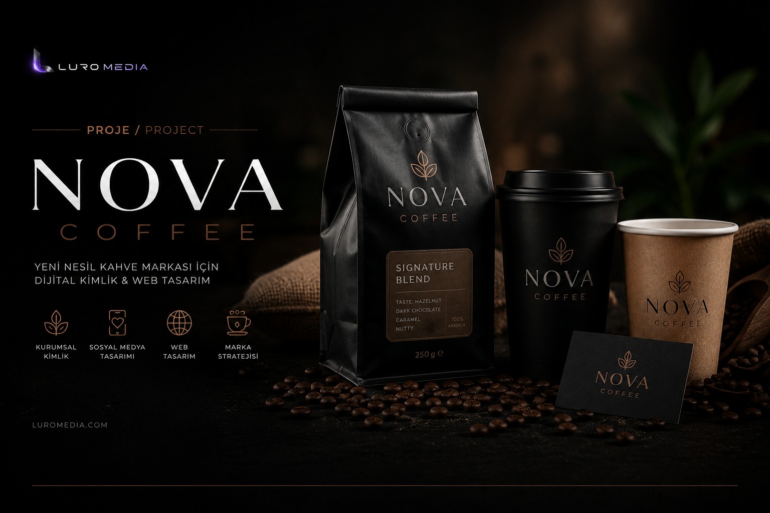 NOVA Coffee: Yeni Nesil Bir Kahve Markasının Dijital Kimliği — 5